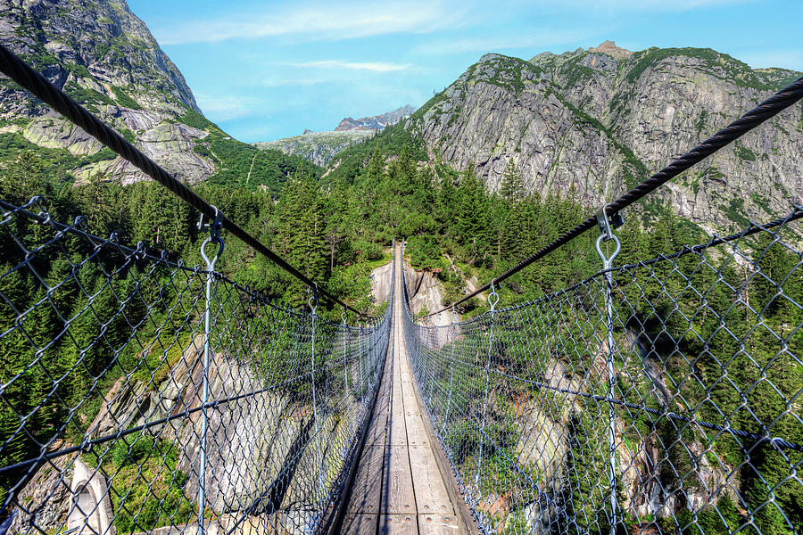 Handeckfall Bridge - Switzerland #2 Photograph by Joana Kruse