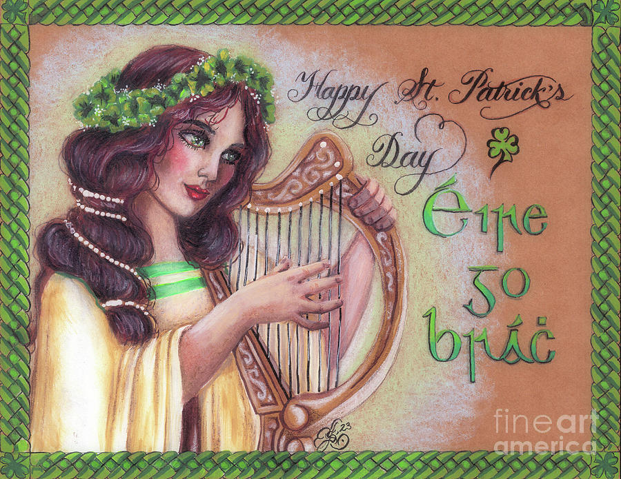 Happy St. Patricks Day #2 Mixed Media by Scarlett Royale