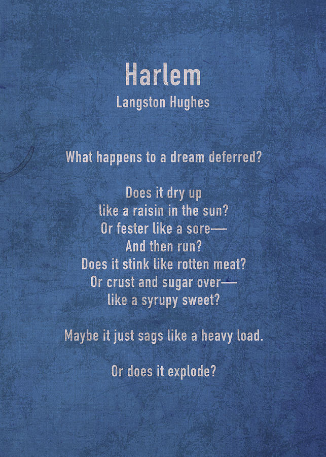 harlem poem essay