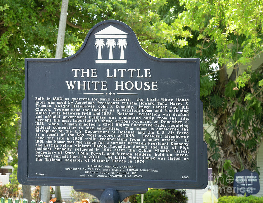Harry S Truman Little White House Key West Florida #2 Photograph by Wayne Moran