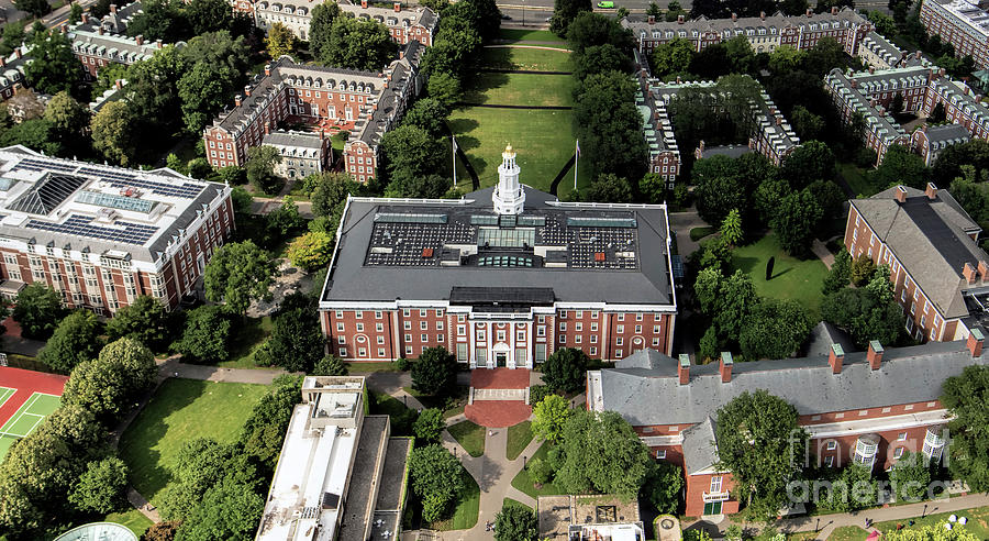 Harvard Business School at Harvard University Aerial #3 Photograph by David Oppenheimer