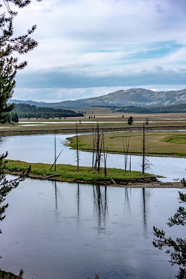 Hayden Valley and Yellowstone River, Yellowstone National Park #2 Photograph by Alex Grichenko