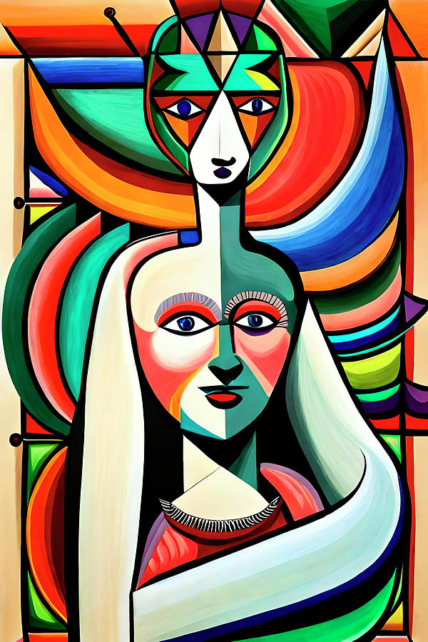 2 Heads Digital Art by Gabriel Cusmir - Fine Art America