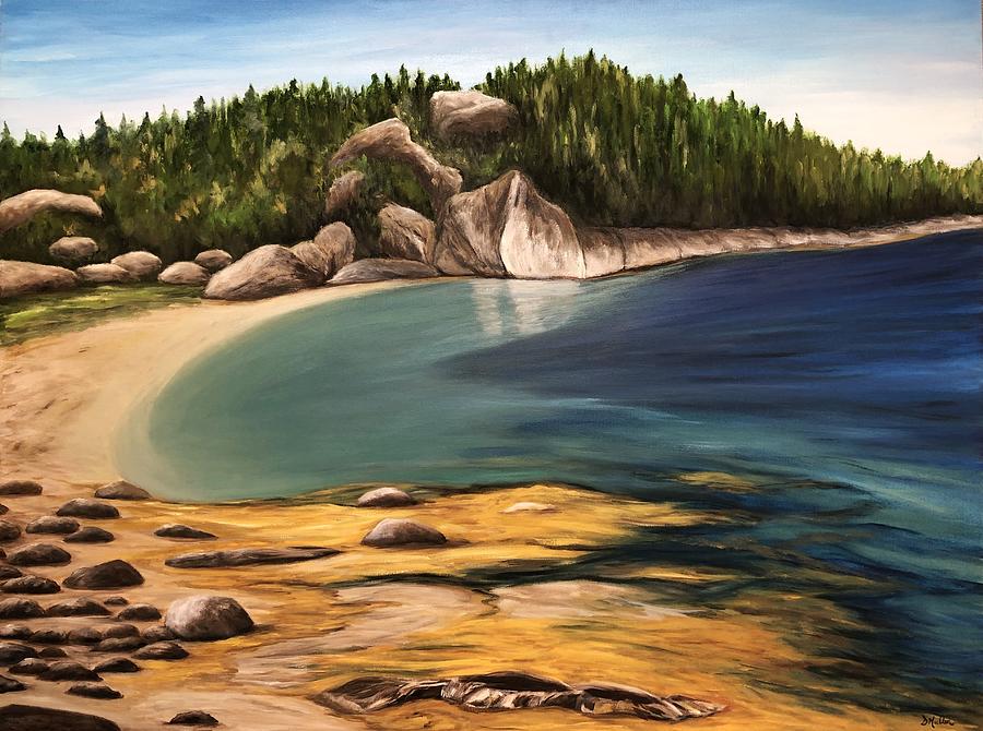 Hearn Island #2 Painting by Donna Muller