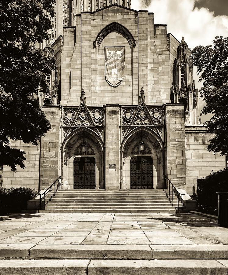 University Of Pittsburgh Photograph - Heinz Memorial Chapel Entrance - University of Pittsburgh #2 by Mountain Dreams