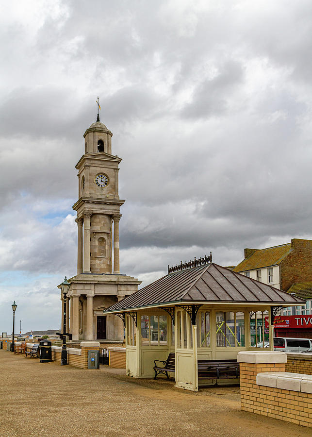 Herne Bay Clock Tower #1 Photograph by Shirley Mitchell