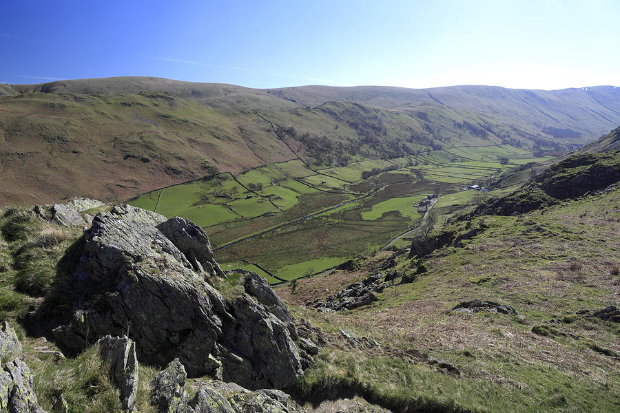 High Street fell and the Martindale valley #2 Photograph by Dave Porter Peterborough Uk