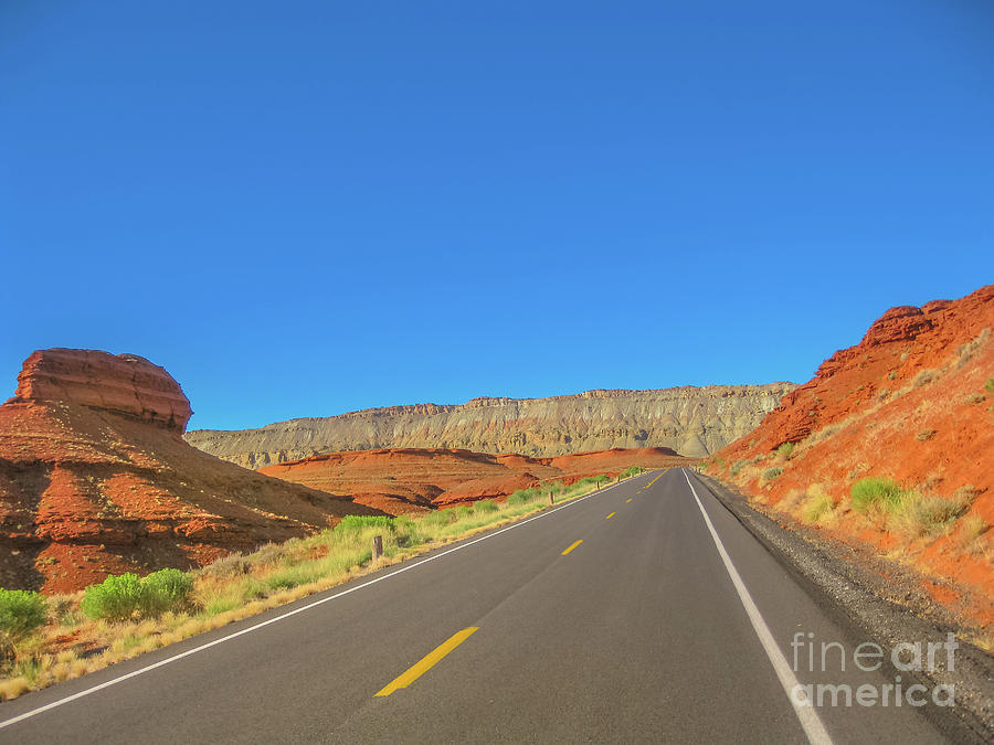 Highway in Bighorn Canyon #2 Photograph by Benny Marty