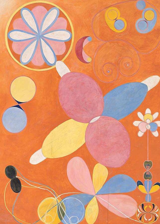 Hilma Af Klint Swans Painting by Canvas Majesty - Fine Art America