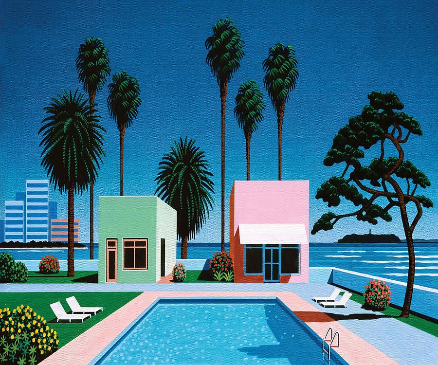 Hiroshi Nagai Painting By Salmane Zid Fine Art America