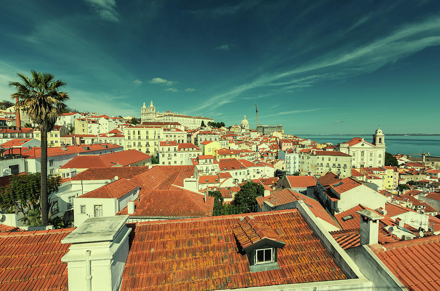 Historic old district Alfama in Lisbon #2 Photograph by Mikhail Kokhanchikov