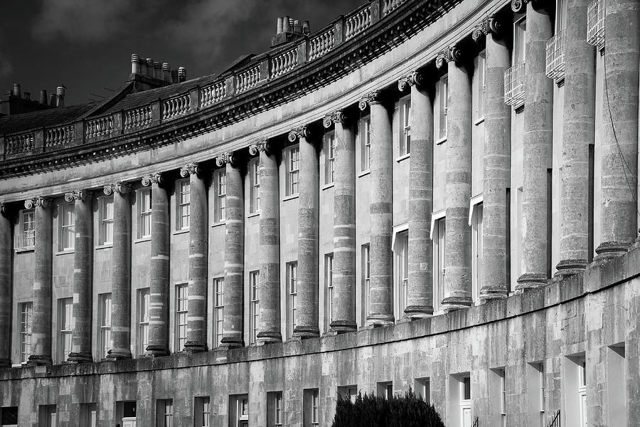Historic Royal Crescent in Bath #2 Photograph by Seeables Visual Arts