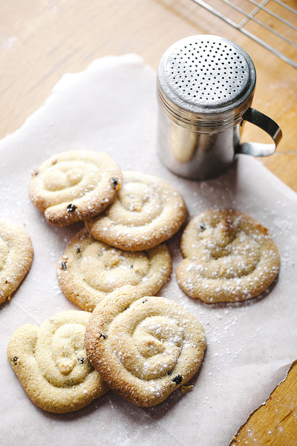 Homemade biscuits with icing sugar #2 Photograph by Matt Lincoln