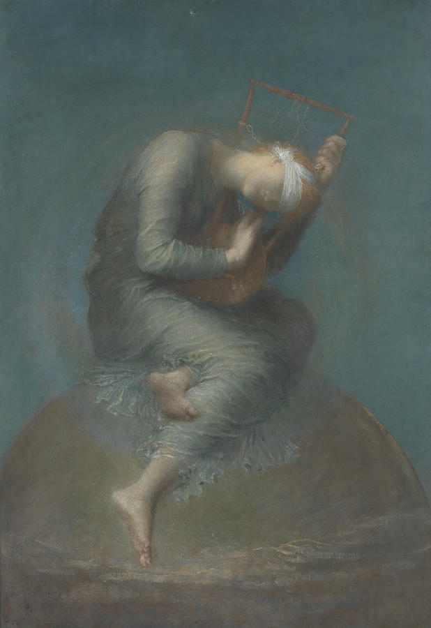 Hope, 1891 Painting by George Frederick Watts
