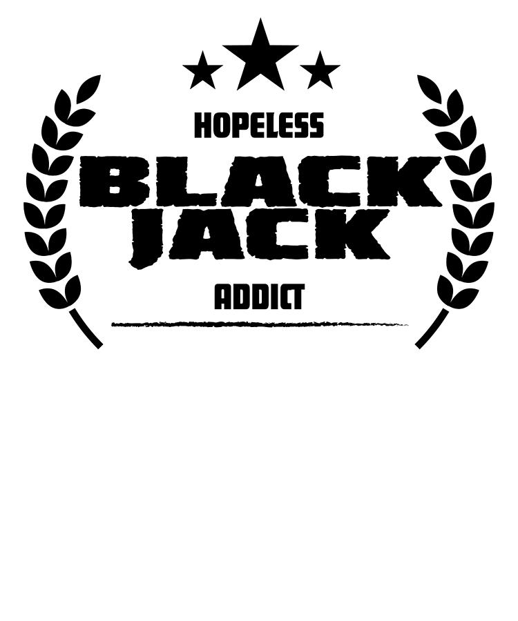 Cool Digital Art - Hopeless Blackjack Addict #2 by Jacob Zelazny