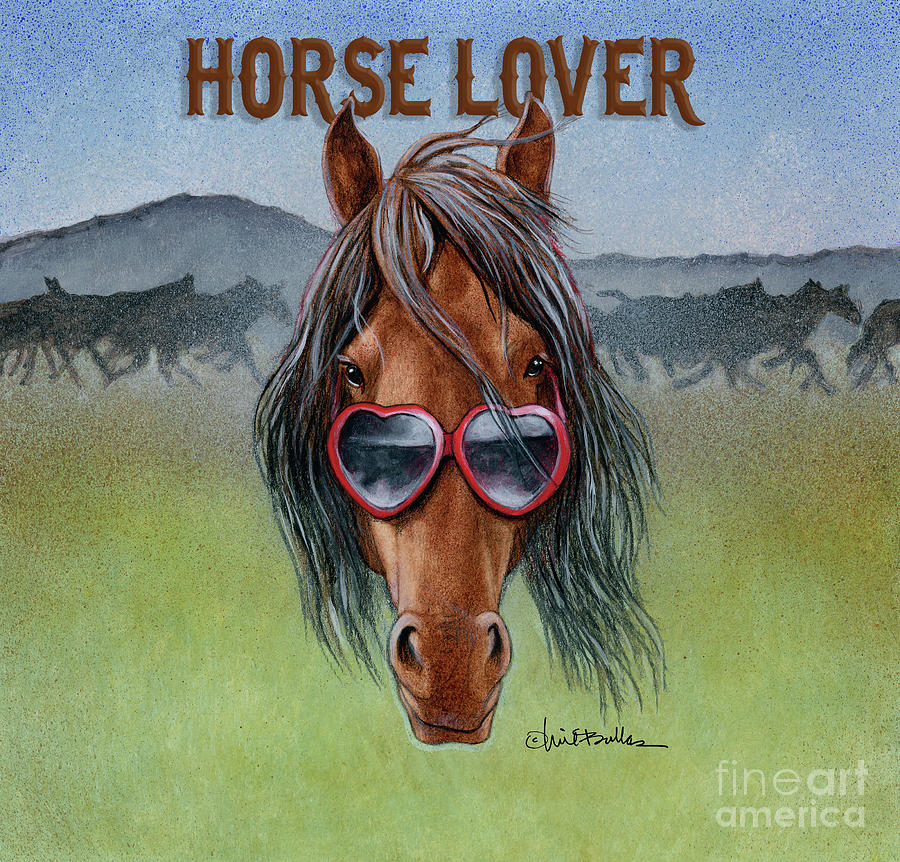 Horse Lover... #4 Painting by Will Bullas