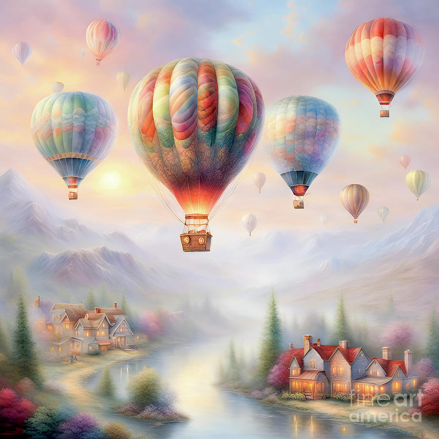 Landscape Photograph - Hot-air Balloons #2 by Glenn Franco Simmons