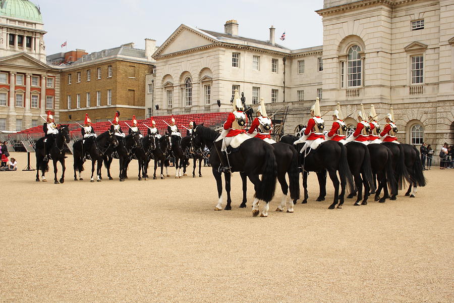 Household Cavalry - change of guards #2 Photograph by Pejft