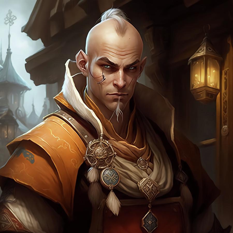 Human Monk World of Warcraft Digital Art by Creationistlife - Pixels