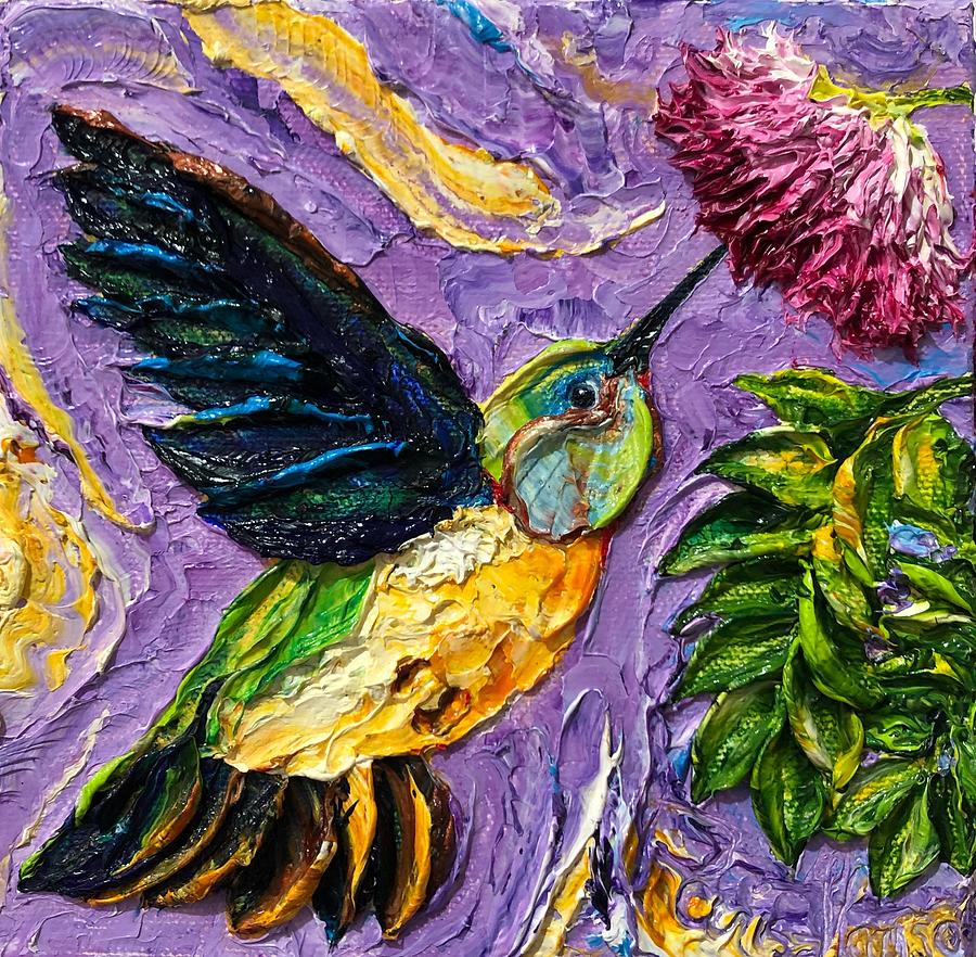 Hummingbird #3 Painting by Paris Wyatt Llanso