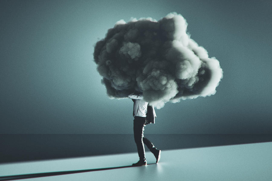 Humorous mobile cloud computing conceptual image #2 Photograph by Gremlin