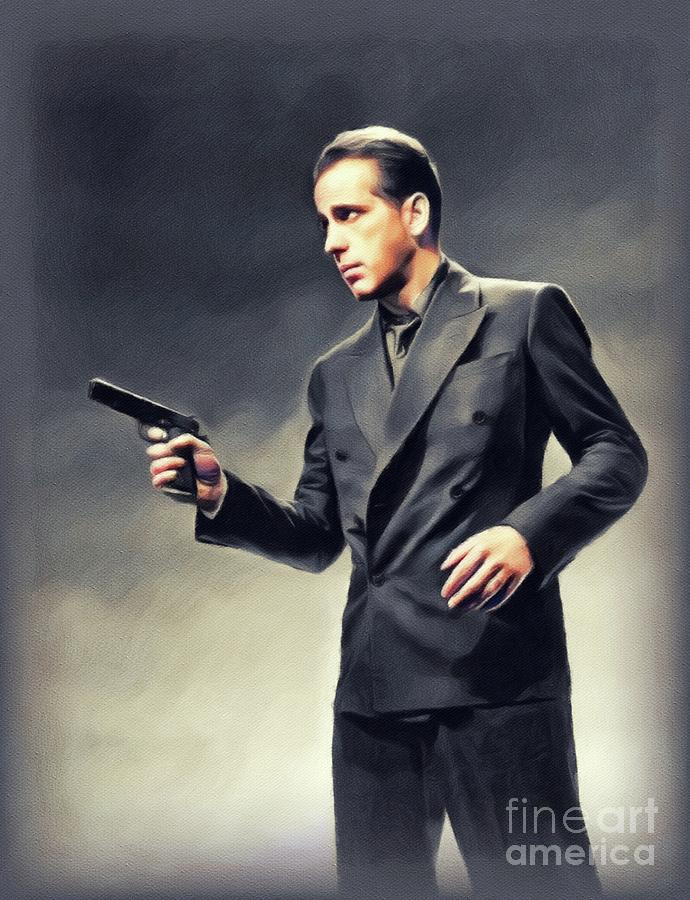 Humphrey Bogart, Hollywood Legend Painting