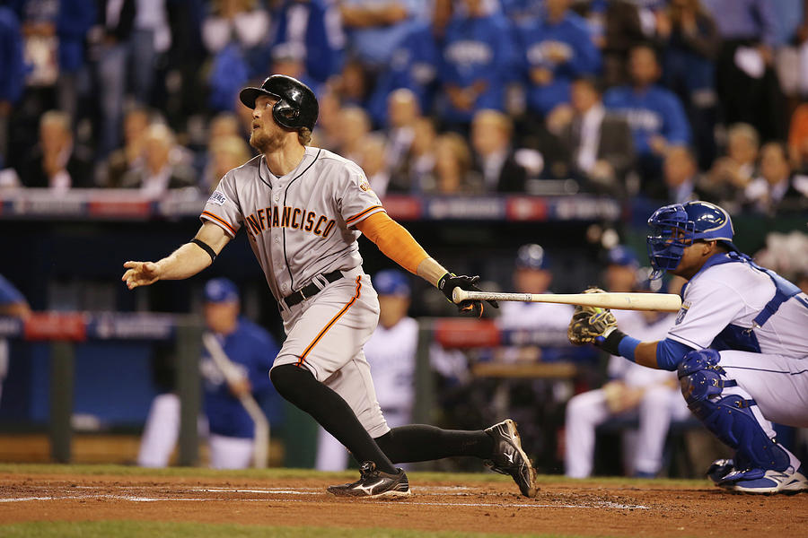 Hunter Pence Photograph by Brad Mangin Hunter Pence Photograph by Brad Mangin