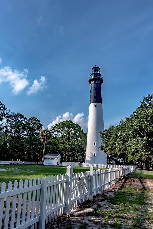 Hunting Island State Park lighthouse #2 Photograph by Alex Grichenko