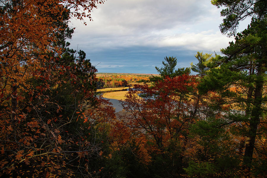 Huron Manistee National Forest in Michigan with fall colors Photograph ...