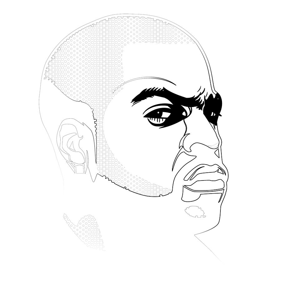 Ice Cube #2 Digital Art by Naxart Studio
