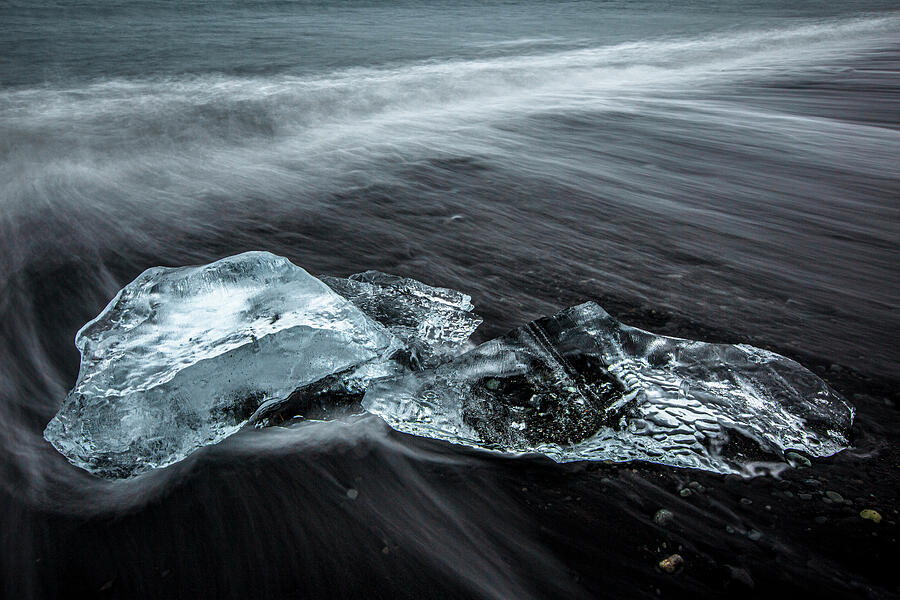 Iceberg at Jokulsarlon beach #2 Photograph by Ruben Vicente