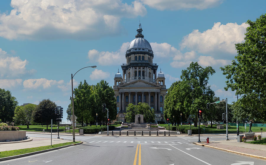 Illinois state capitol in Springfield, Illinois #2 Photograph by Eldon McGraw