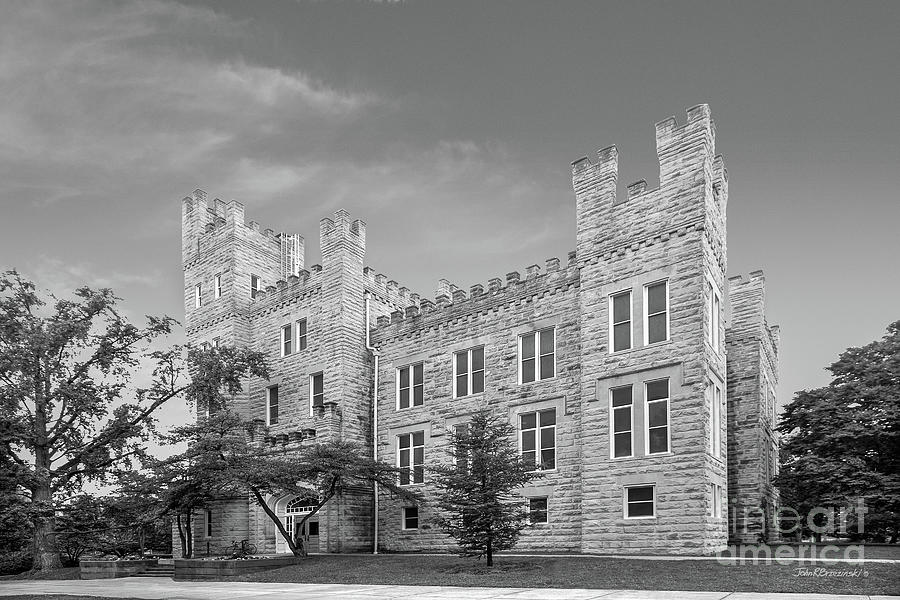 Illinois State University Photograph - Illinois State University Cook Hall #1 by University Icons