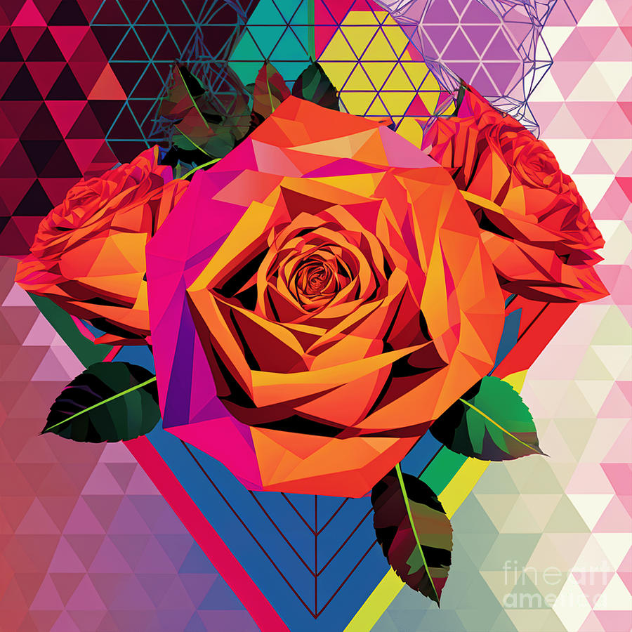 Illustrious Roses Digital Art