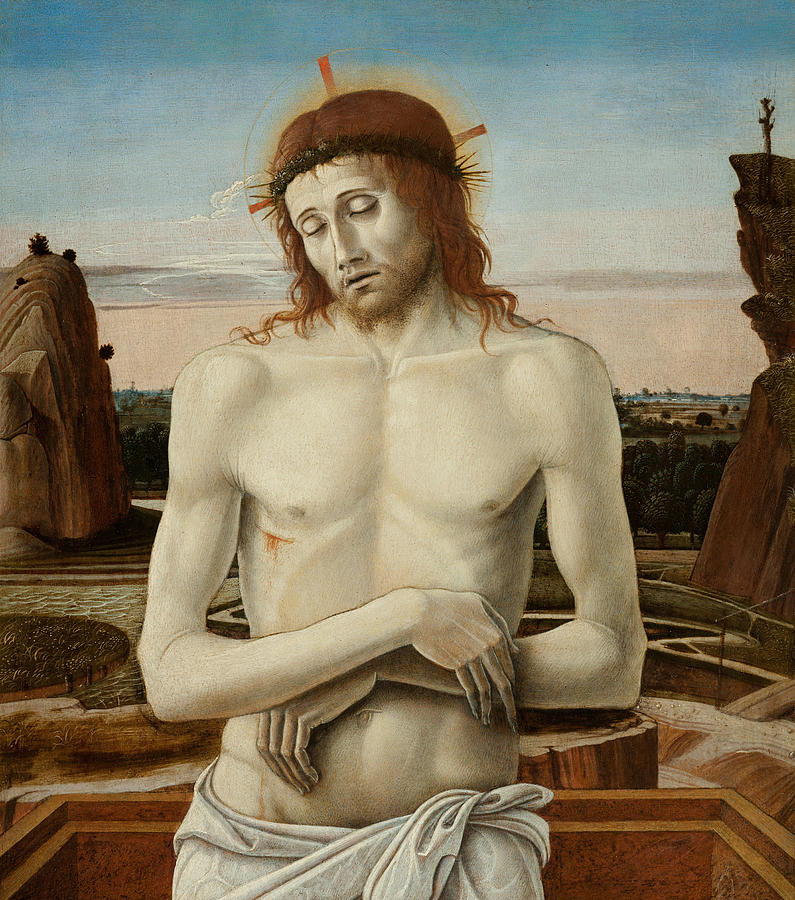 Giovanni Bellini Painting - Imago Pietatis  #2 by Giovanni Bellini