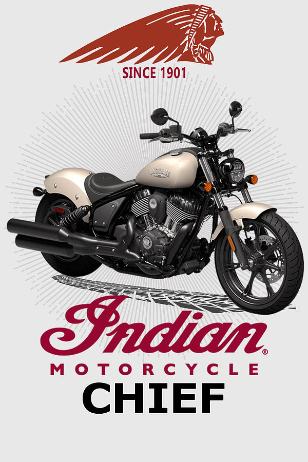 Indian Motorcycle Chief Digital Art by Ramkumar GR - Fine Art America