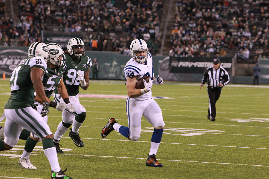Indianapolis Colts v New York Jets #2 Photograph by Al Pereira