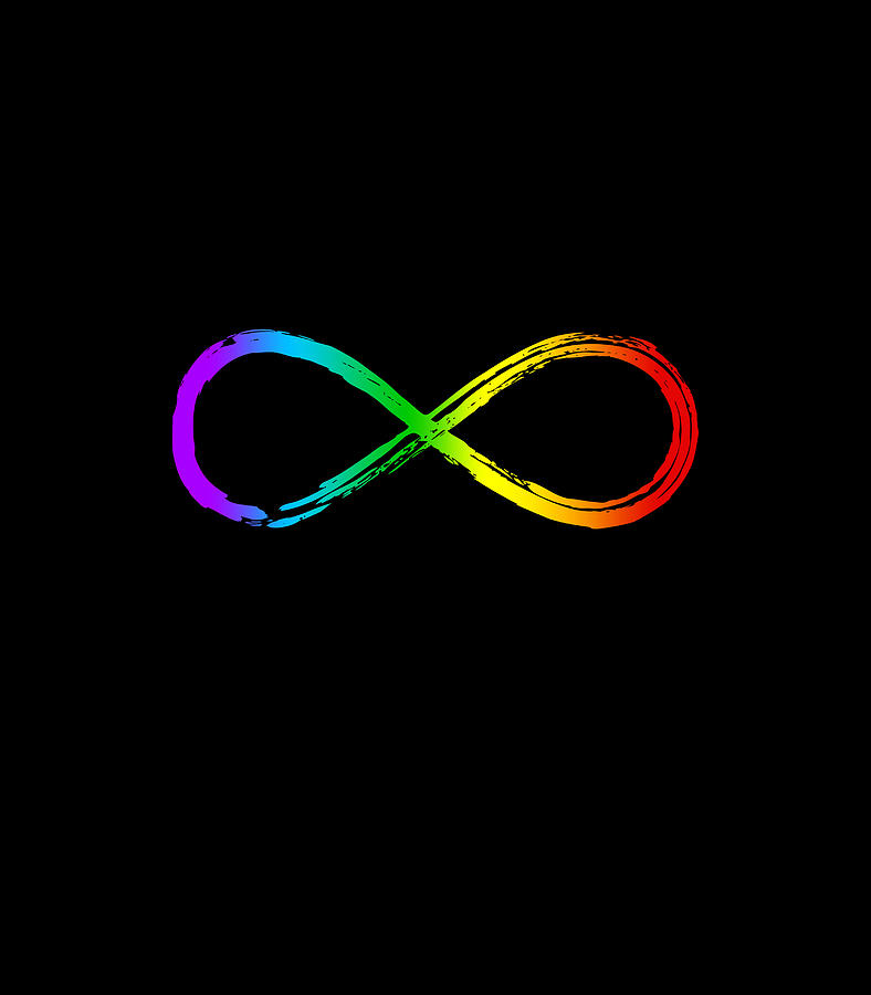 Infinity Symbol LGBT Gay Pride Rainbow Math Eternity Digital Art by ...