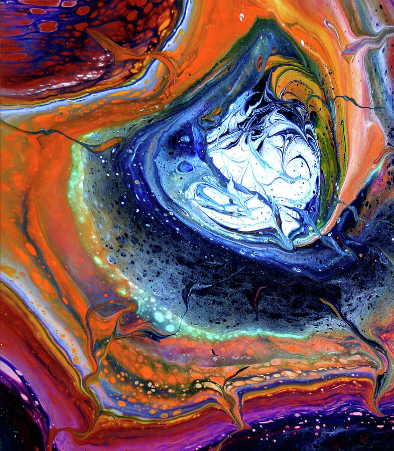 Interstellar Painting - Wisdom Seeker V1 #1 by Diane Goble
