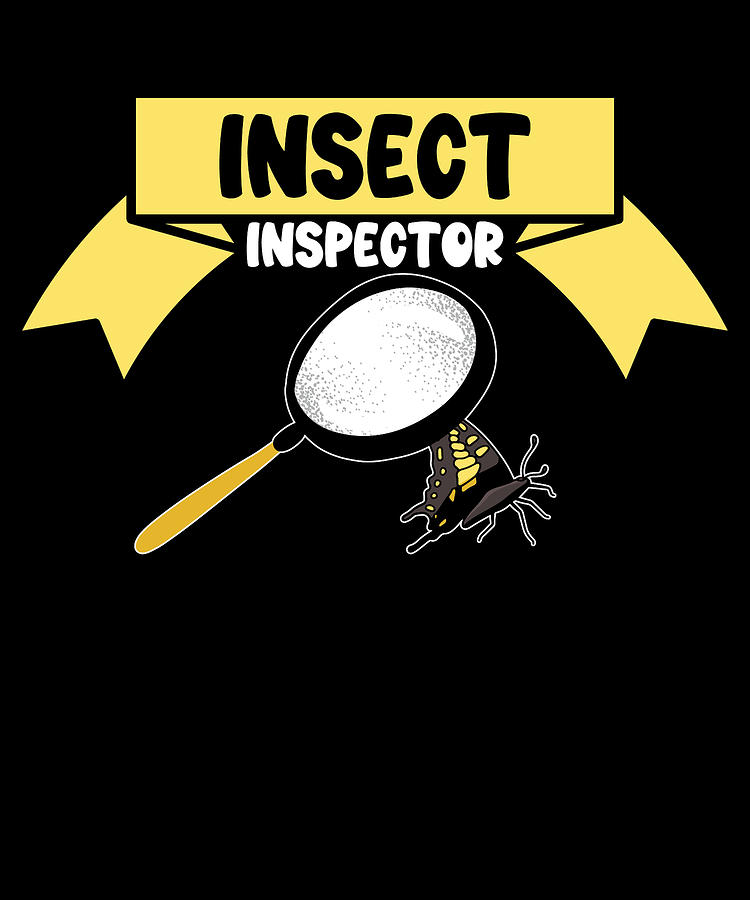 Insects Digital Art - Insects Bug Inspector Entomologist Nature Bug #2 by Toms Tee Store