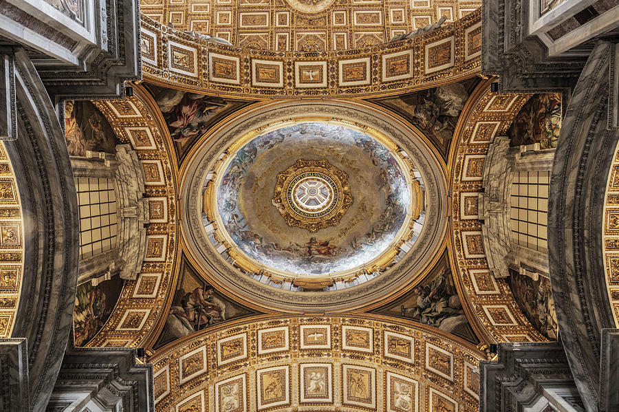 Interior of St. Peters Basilica #2 Photograph by Fabiano Di Paolo