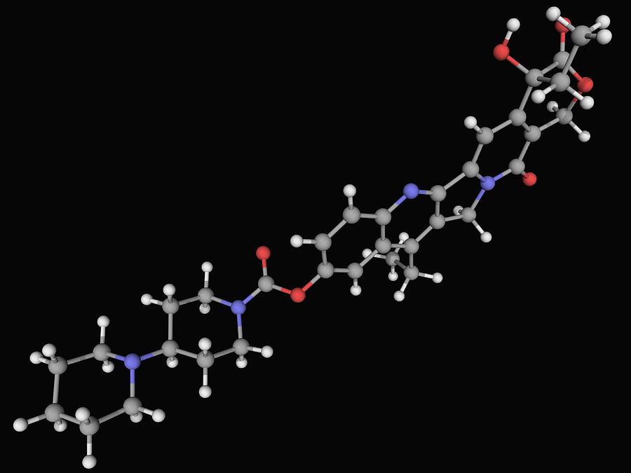 Irinotecan drug molecule #2 Drawing by Laguna Design