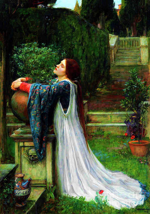 Isabella and the pot of basil #2 Painting by John William Waterhouse