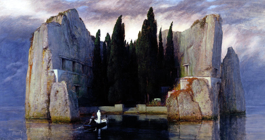 Arnold Bocklin Painting - Isle of the Dead #2 by Jon Baran