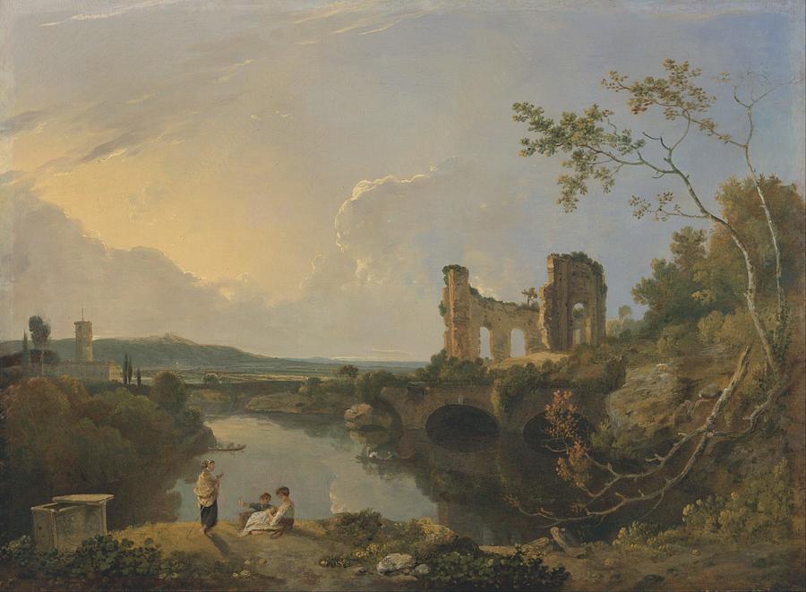 Italian Landscape, Morning #3 Painting by Richard Wilson Italian Landscape, Morning #3 Painting by Richard Wilson