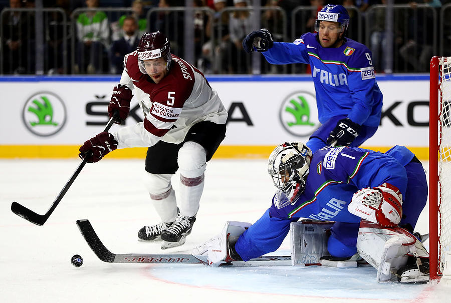 Italy v Latvia - 2017 IIHF Ice Hockey World Championship #2 Photograph by Martin Rose