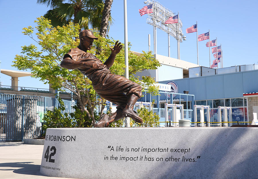 Jackie Robinson #2 Photograph by Victor Decolongon