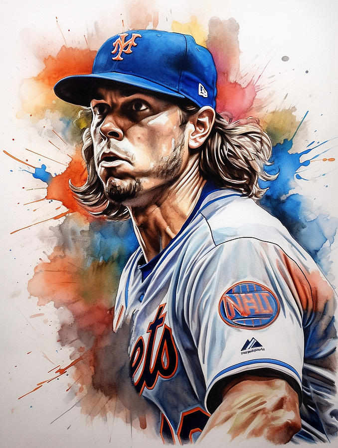 Jacob deGrom Digital Art by Thuy Dinh Thi - Fine Art America