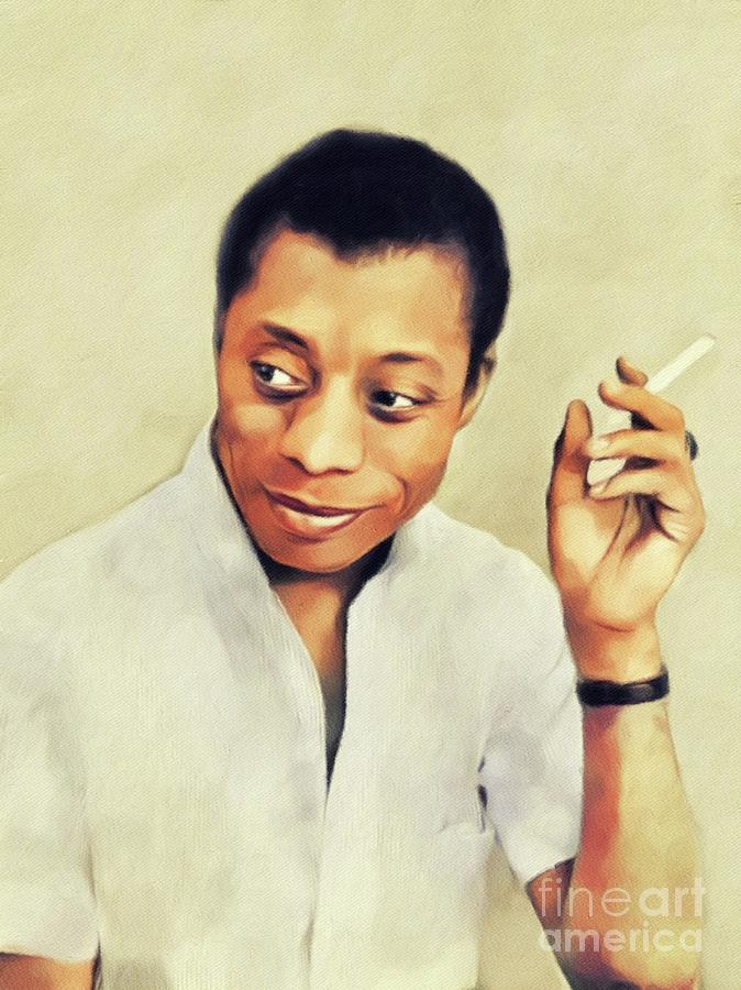 James Baldwin, Literary Legend #2 Painting by Esoterica Art Agency