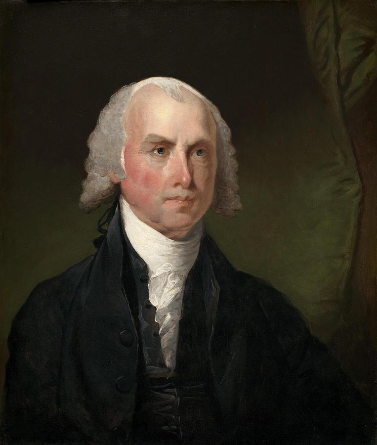 James Madison Painting by Gilbert Stuart - Fine Art America